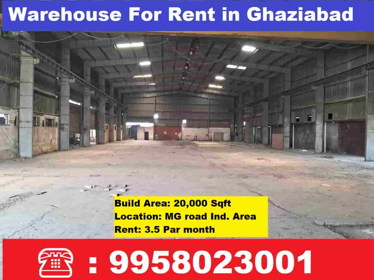 Warehouse For Rent in Ghaziabad