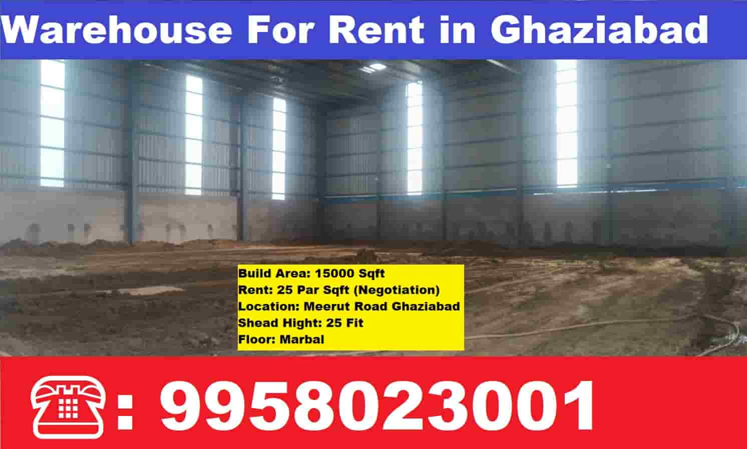 Warehouse For Rent in Ghaziabad