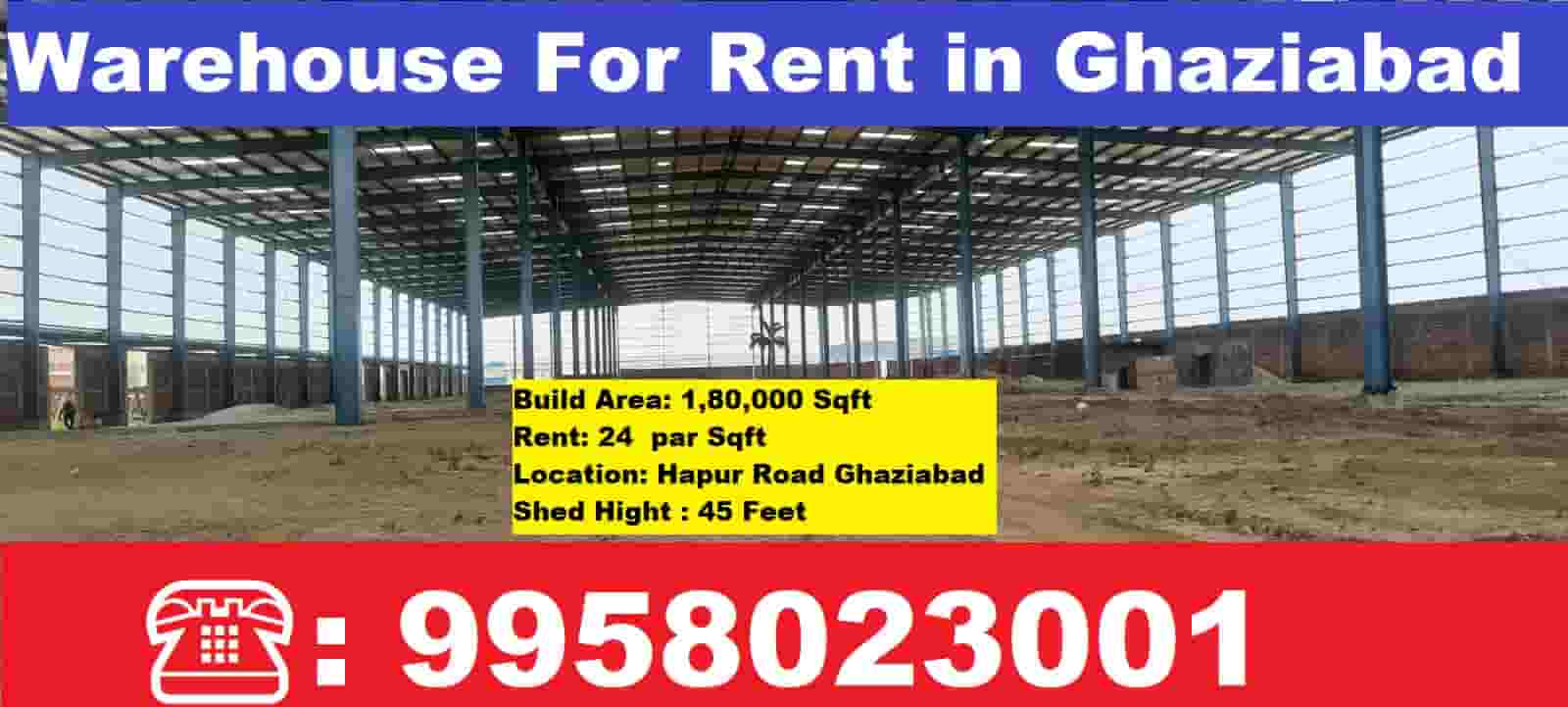 Warehouse for Rent in Ghaziabad